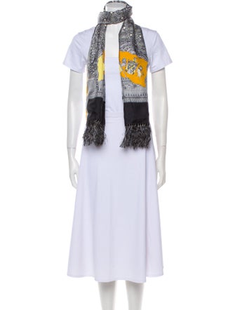 Versace Silk Printed Scarf