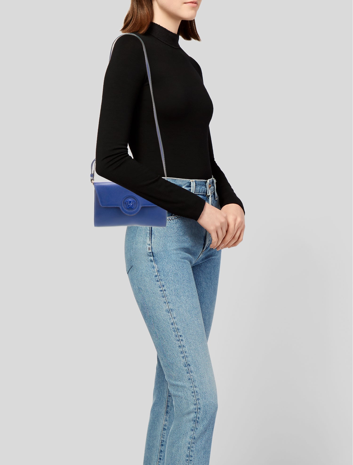 Versace Leather Crossbody Bag