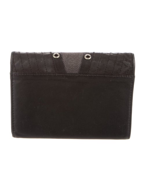 Versace Leather Printed Bifold Wallet