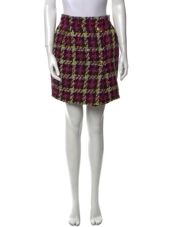 Versace Virgin Wool Mini Skirt