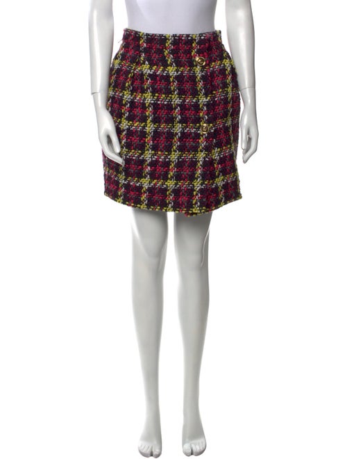 Versace Virgin Wool Mini Skirt