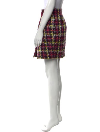 Versace Virgin Wool Mini Skirt
