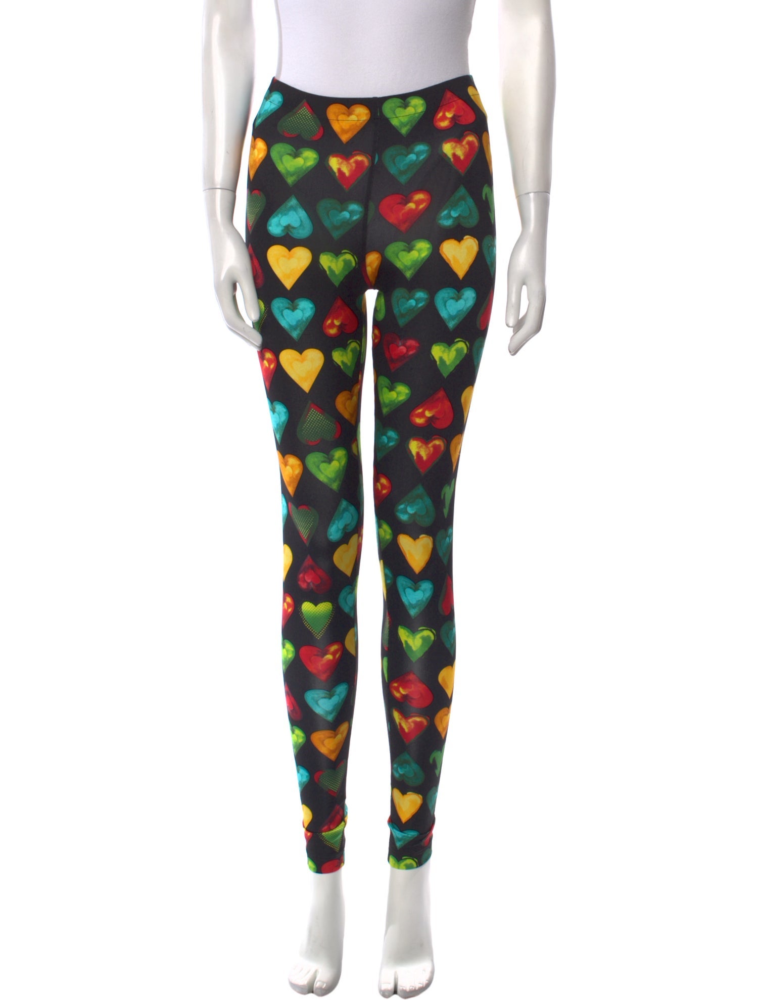 Versace Printed Skinny Leg Pants