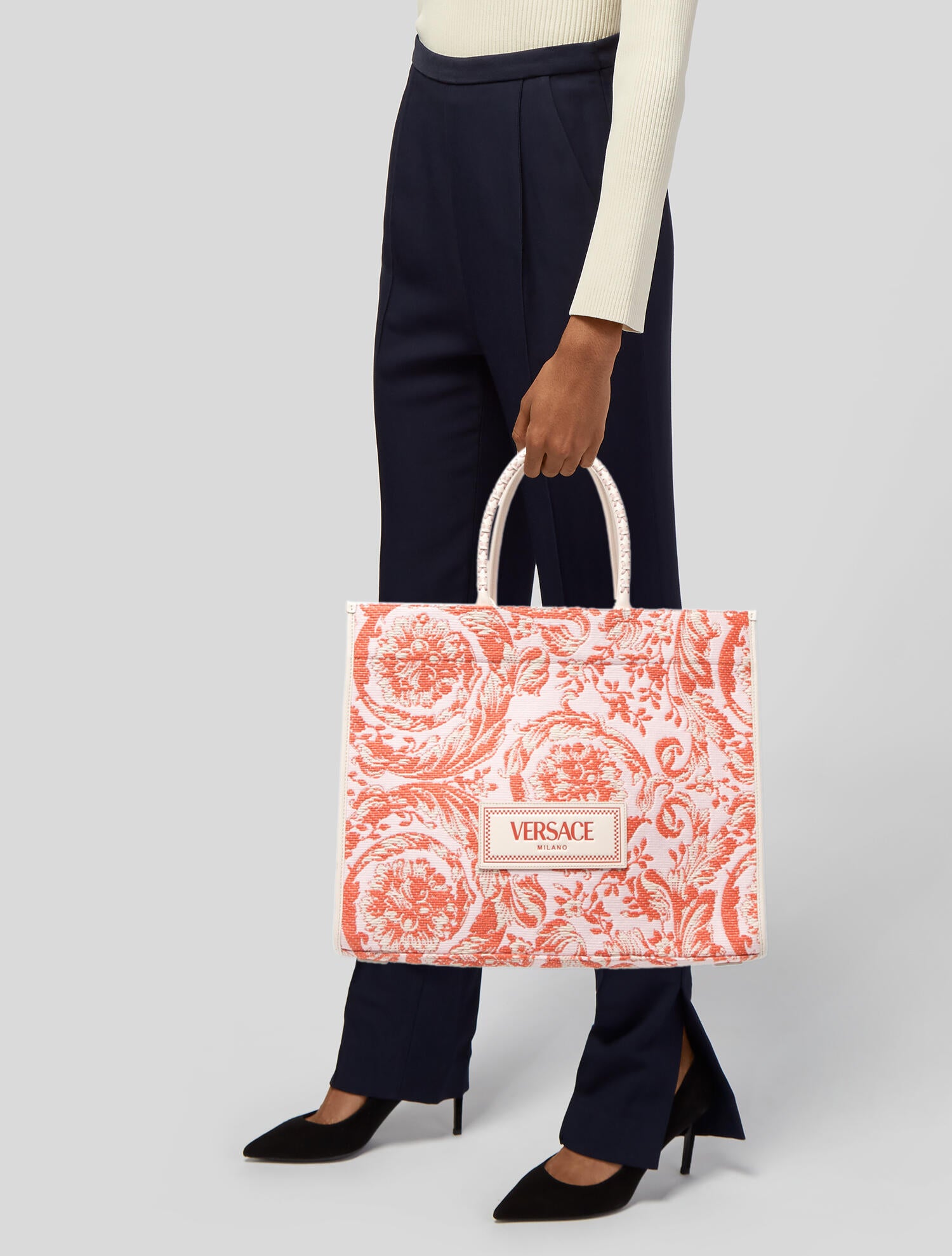 Versace Canvas Tote