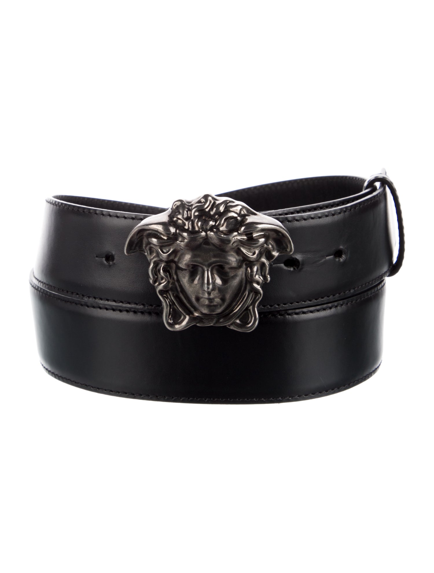 Versace Medusa Insignia Leather Belt Kit
