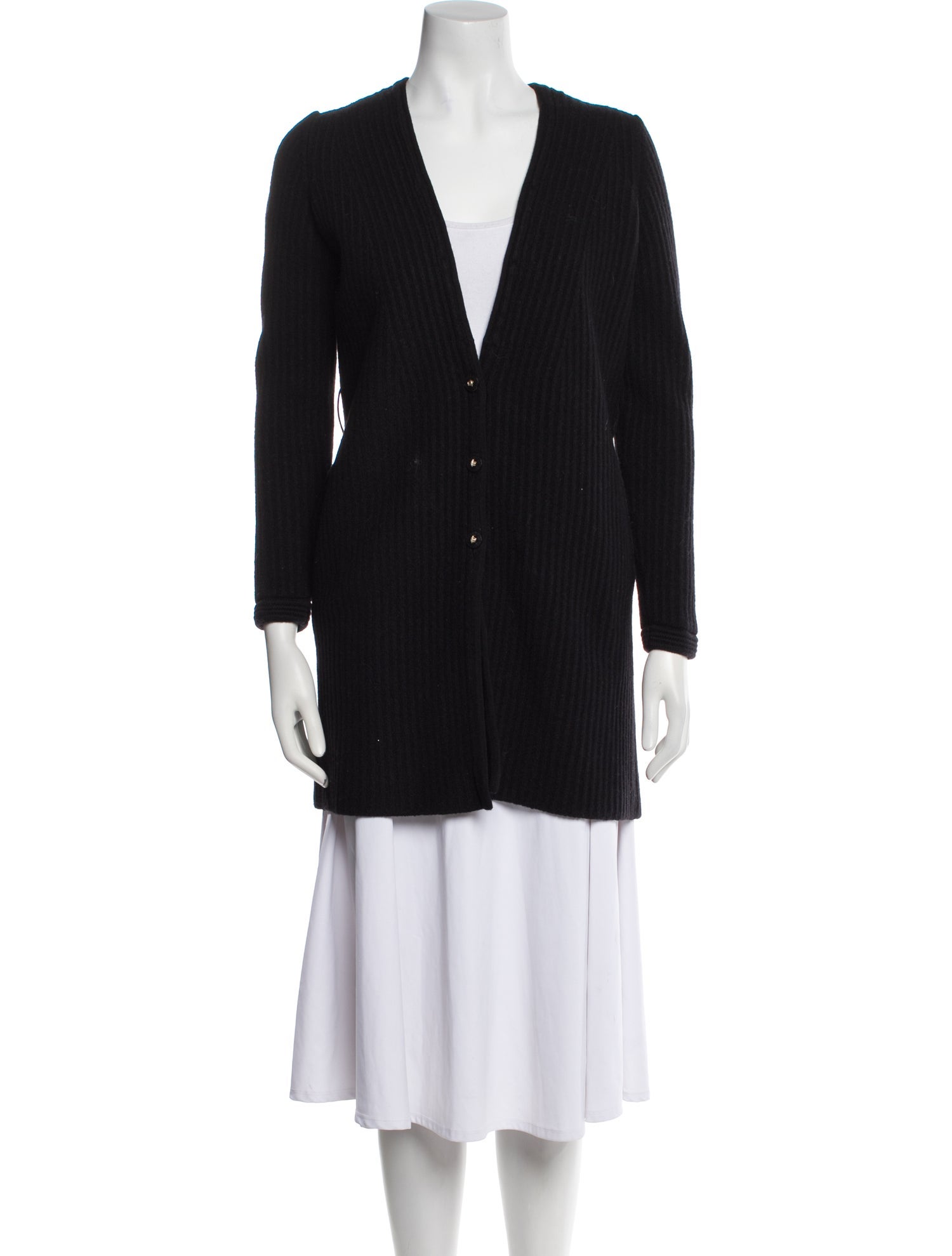 Versace Wool V-Neck Sweater