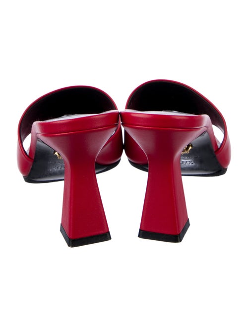 Versace Medusa Insignia Leather Slides