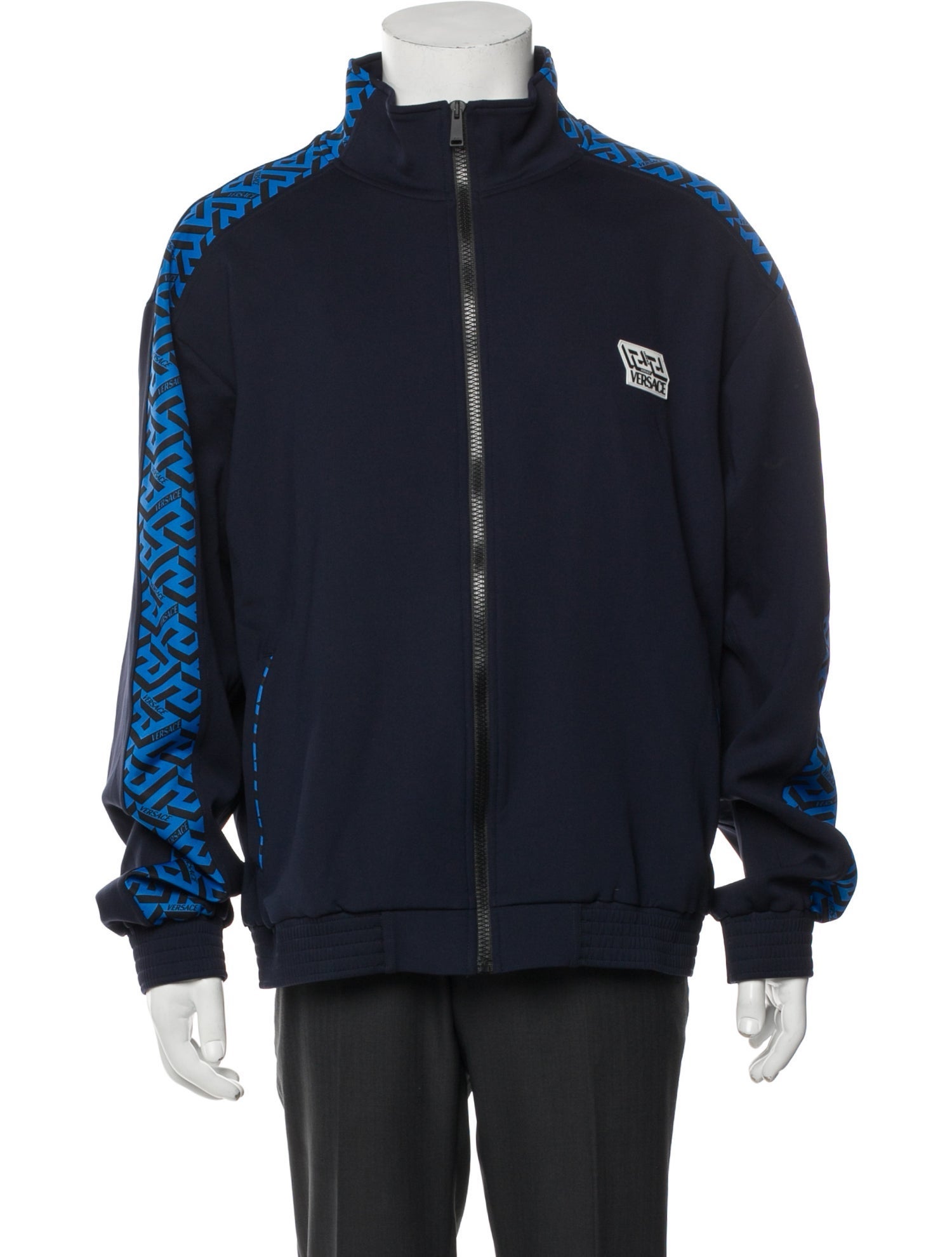 Versace Graphic Print Windbreaker