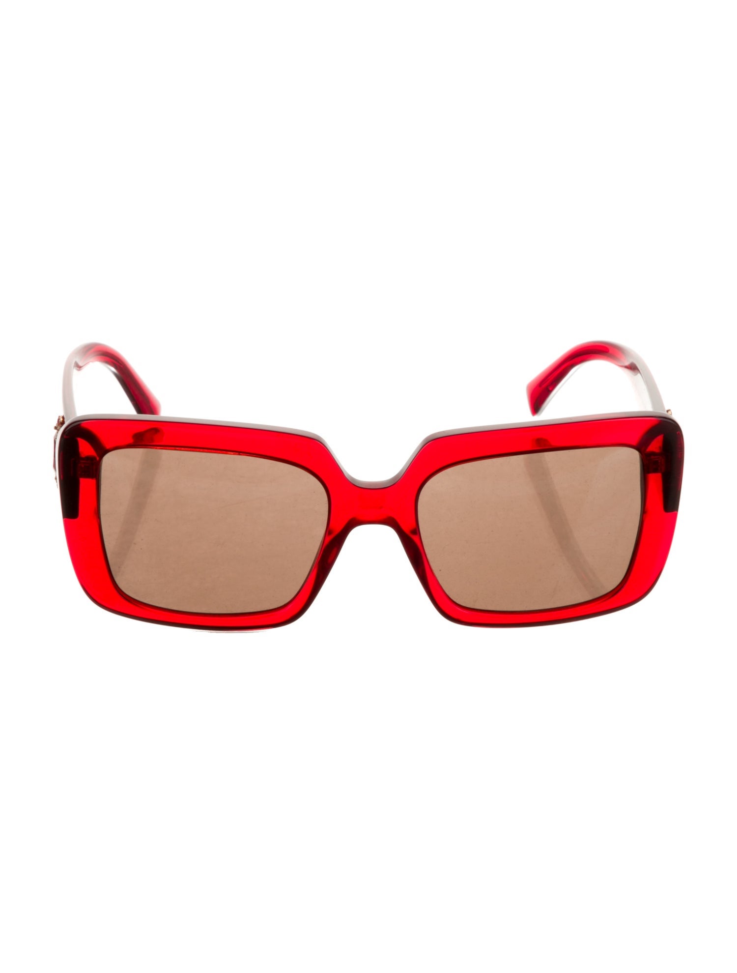 Versace Medusa Insignia Square Sunglasses