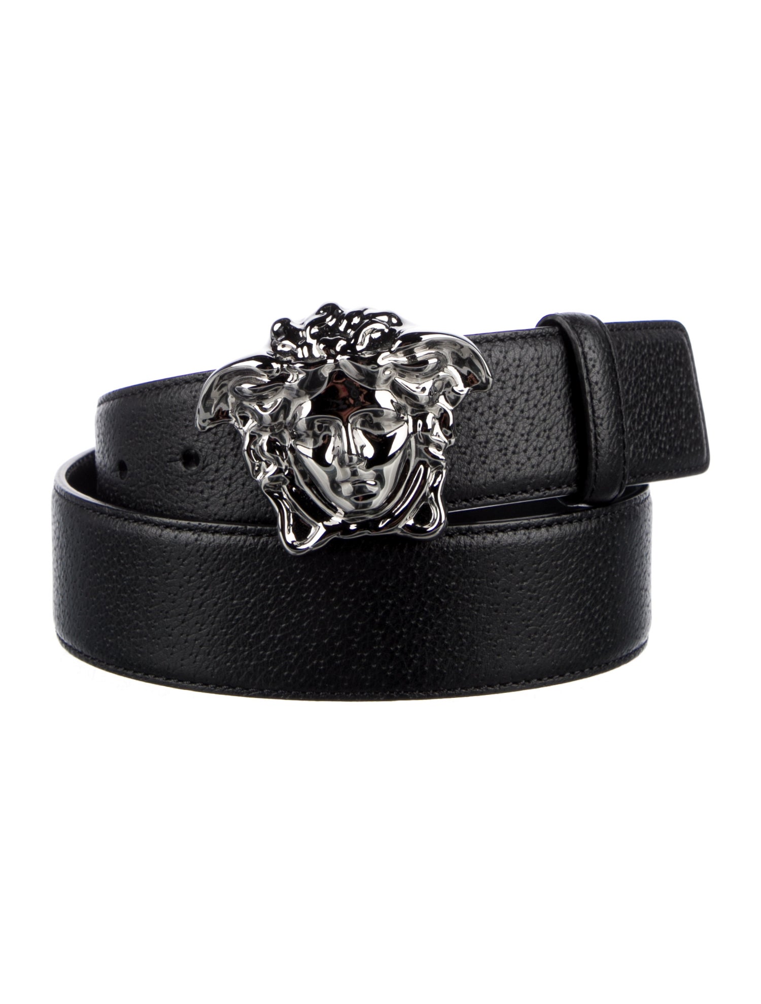 Versace Medusa Insignia Leather Belt Kit