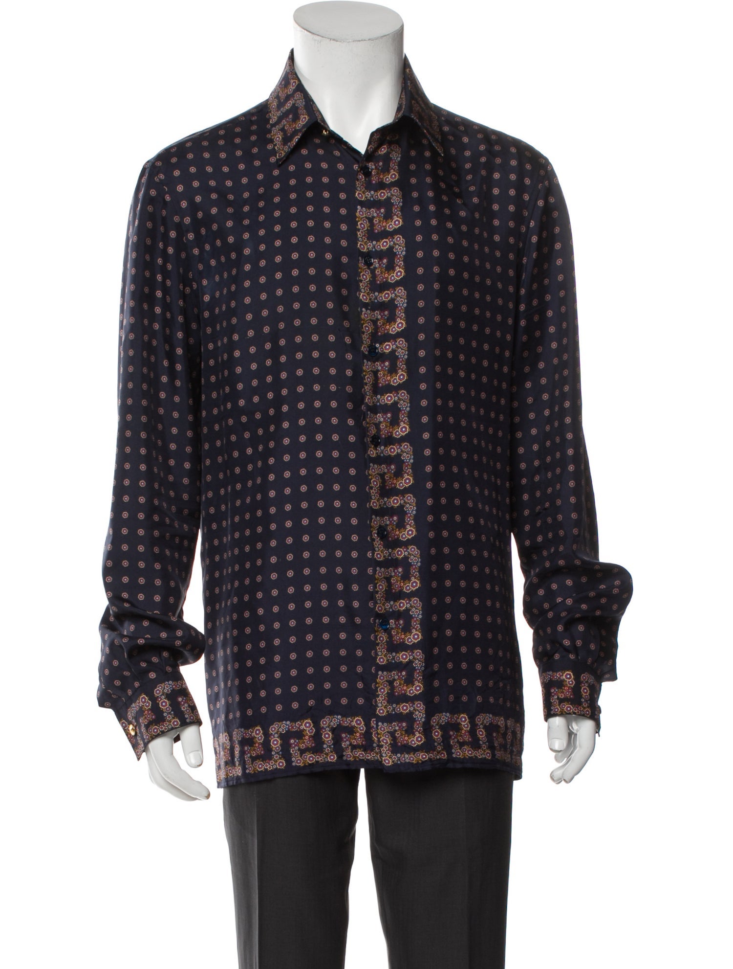 Versace Silk Printed Shirt