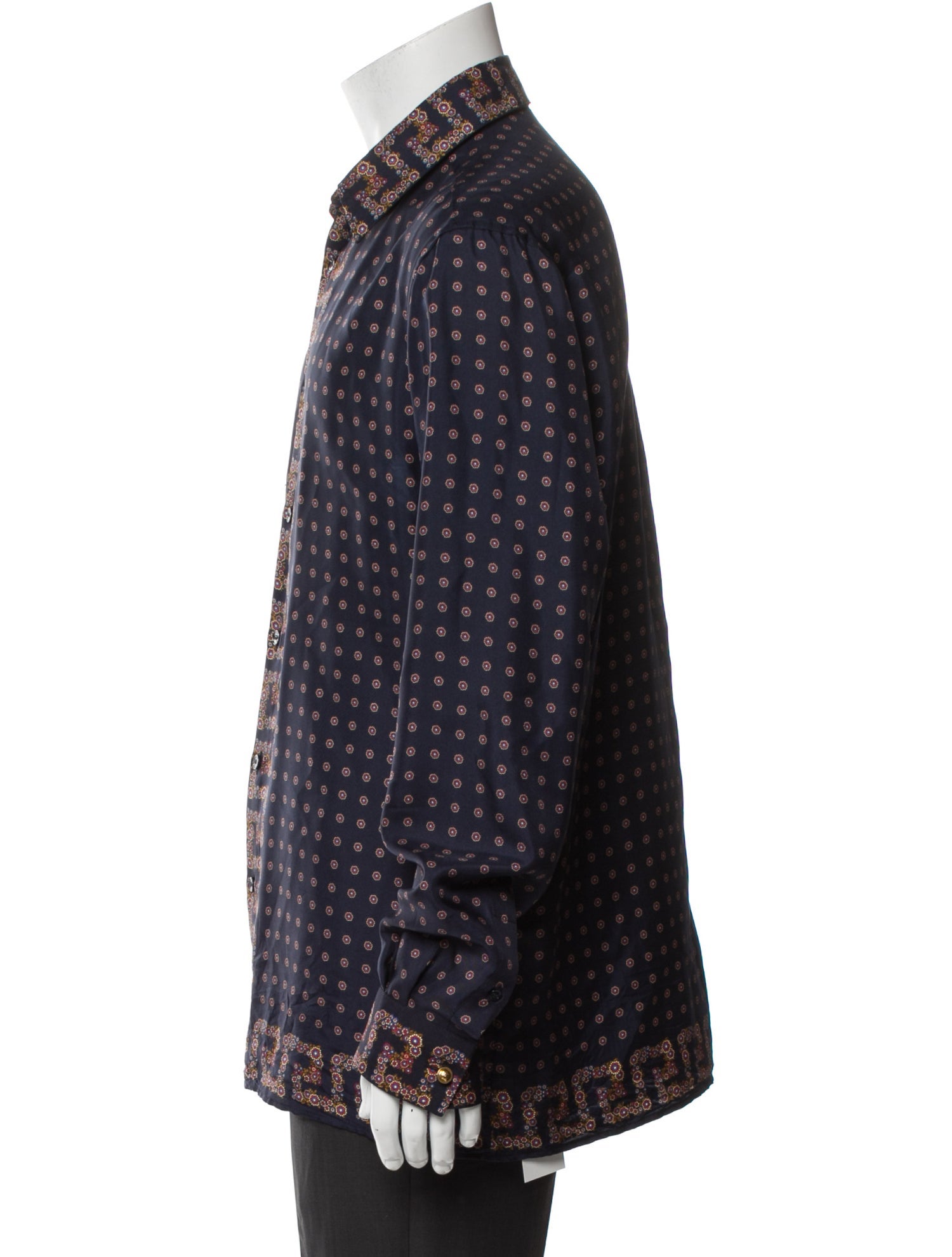 Versace Silk Printed Shirt