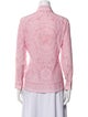 Versace Silk Printed Button-Up Top