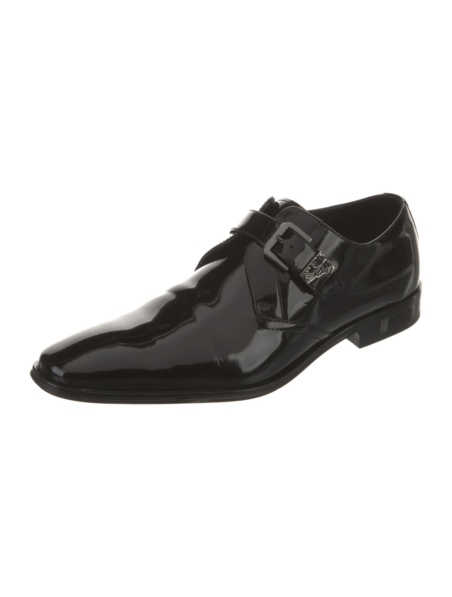 Versace Patent Leather Derby Shoes