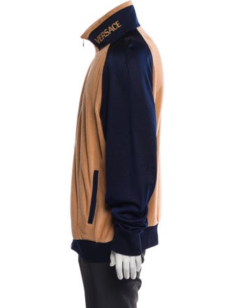 Versace Colorblock Pattern Windbreaker