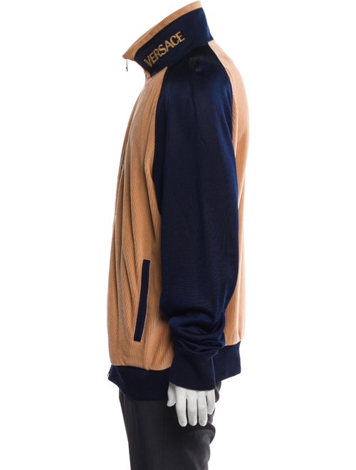 Versace Colorblock Pattern Windbreaker
