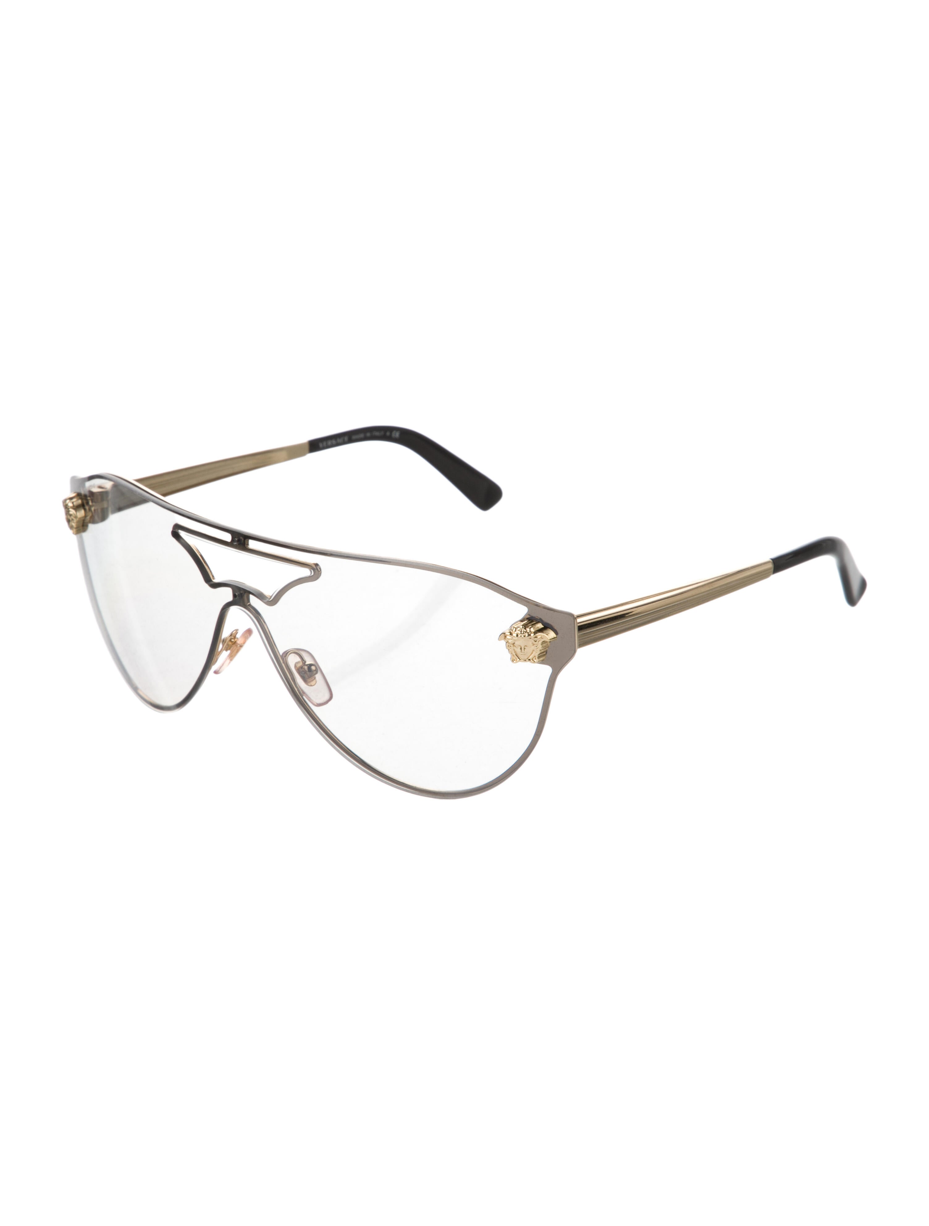 Versace Cat-Eye Clear Sunglasses