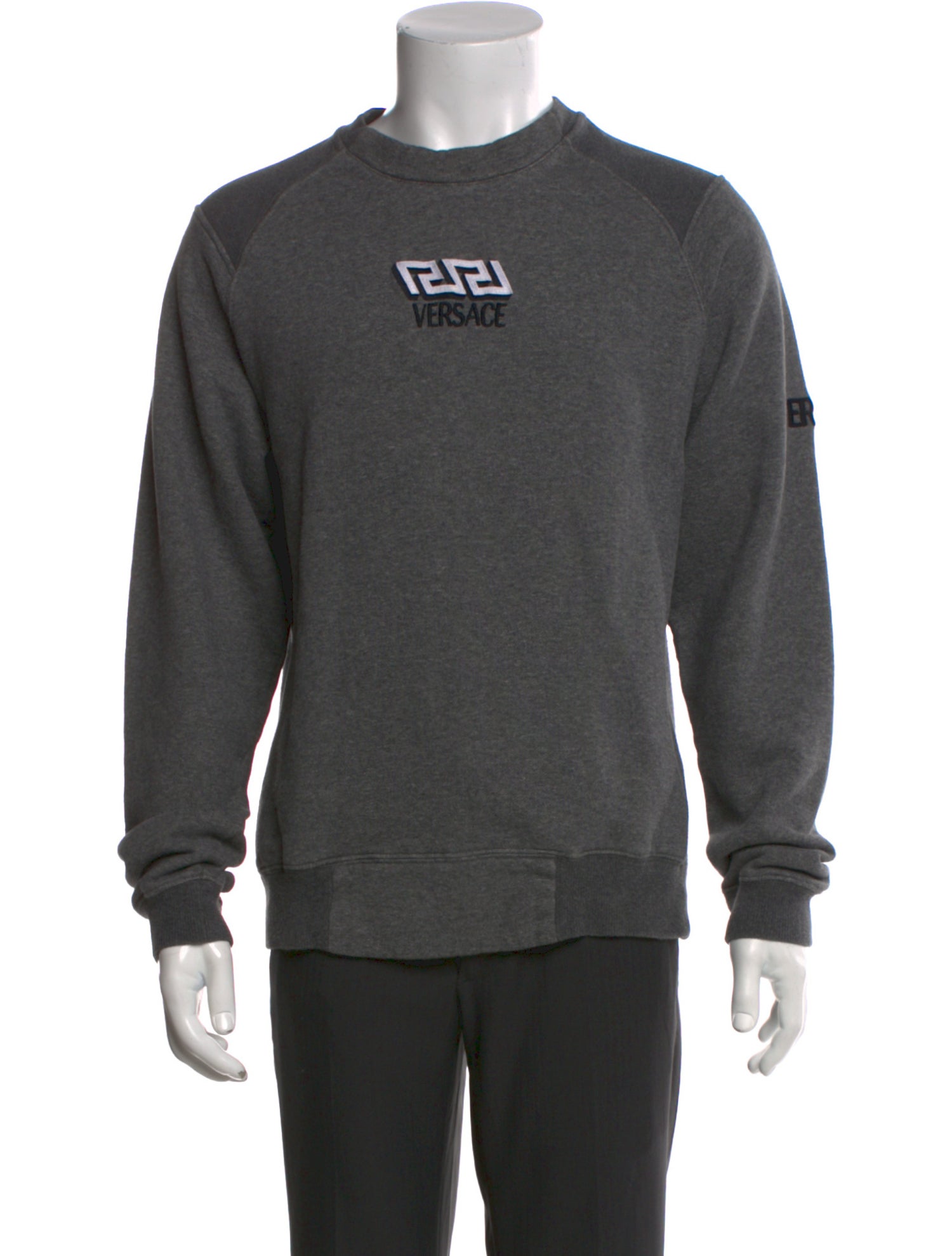 Versace Medusa Insignia Crew Neck Sweatshirt