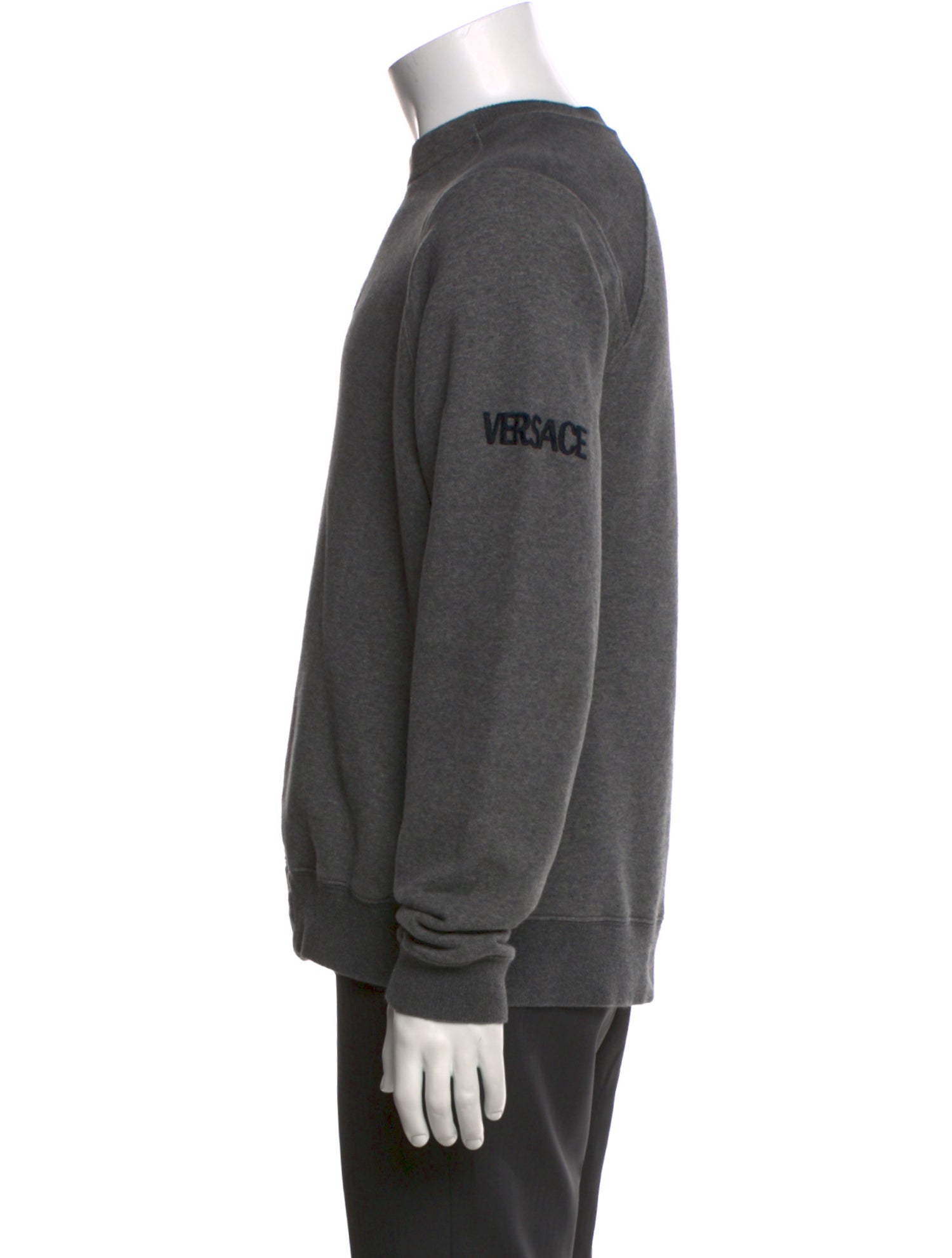 Versace Medusa Insignia Crew Neck Sweatshirt