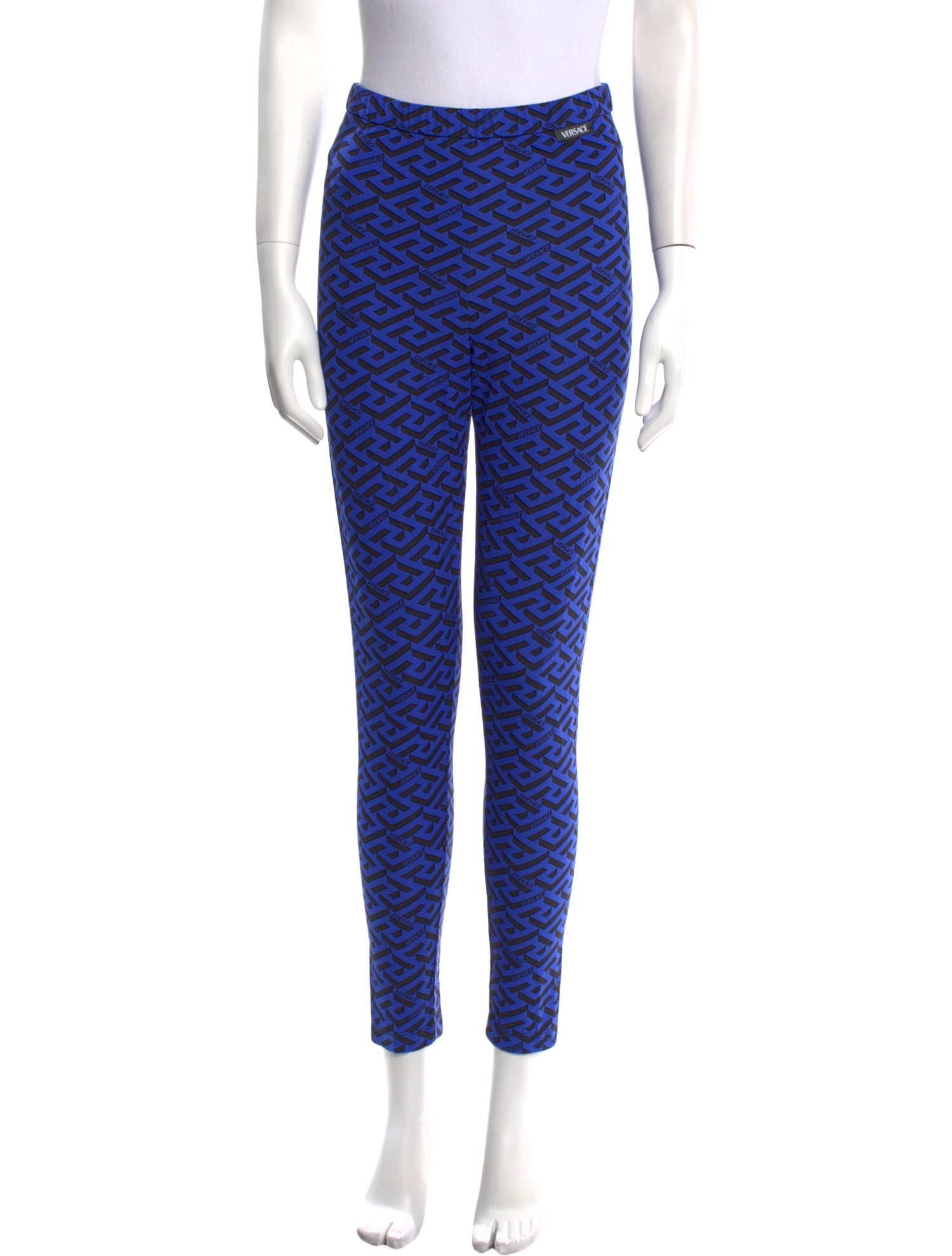 Versace Nylon Skinny Leg Pants