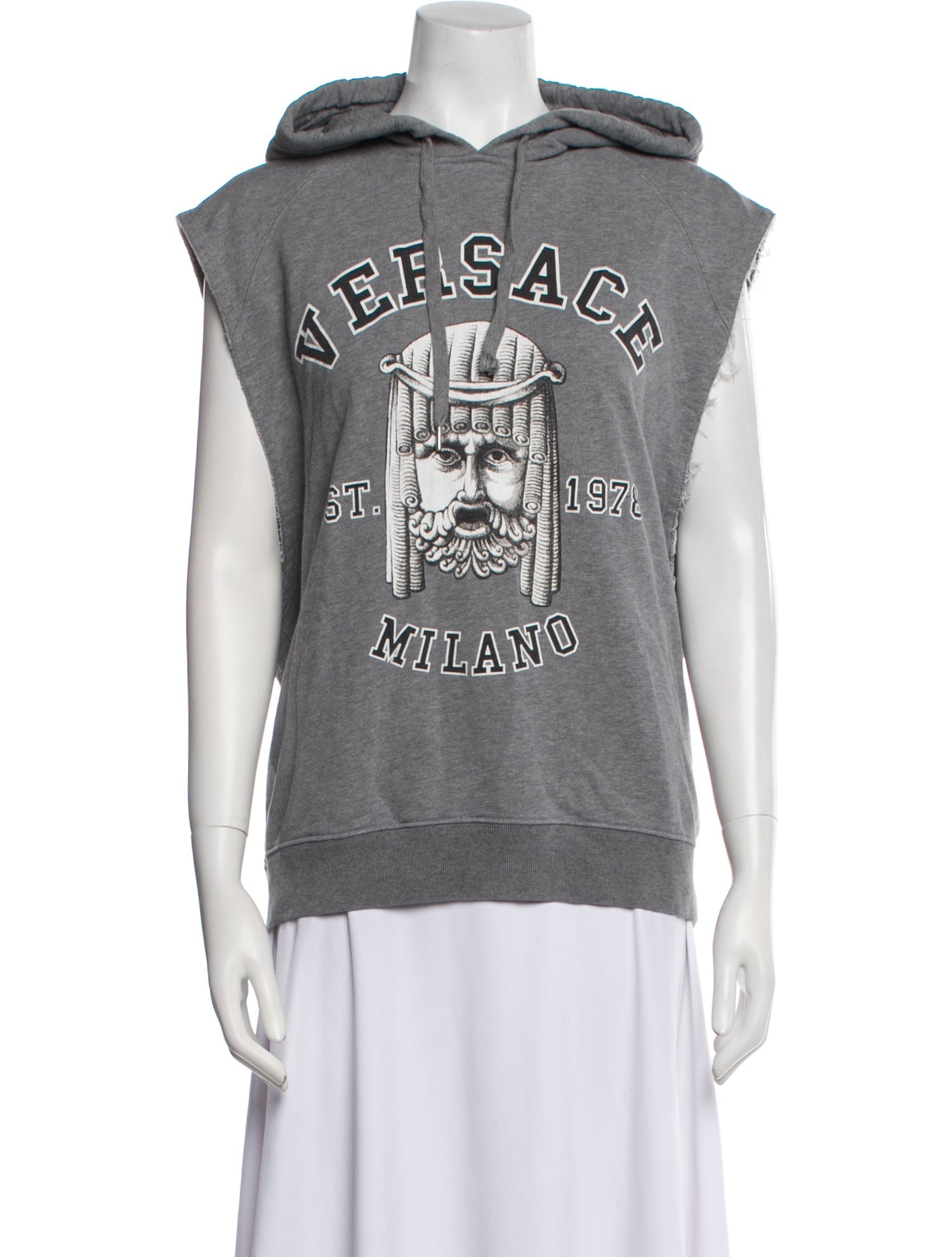 Versace Graphic Print Crew Neck Sweatshirt