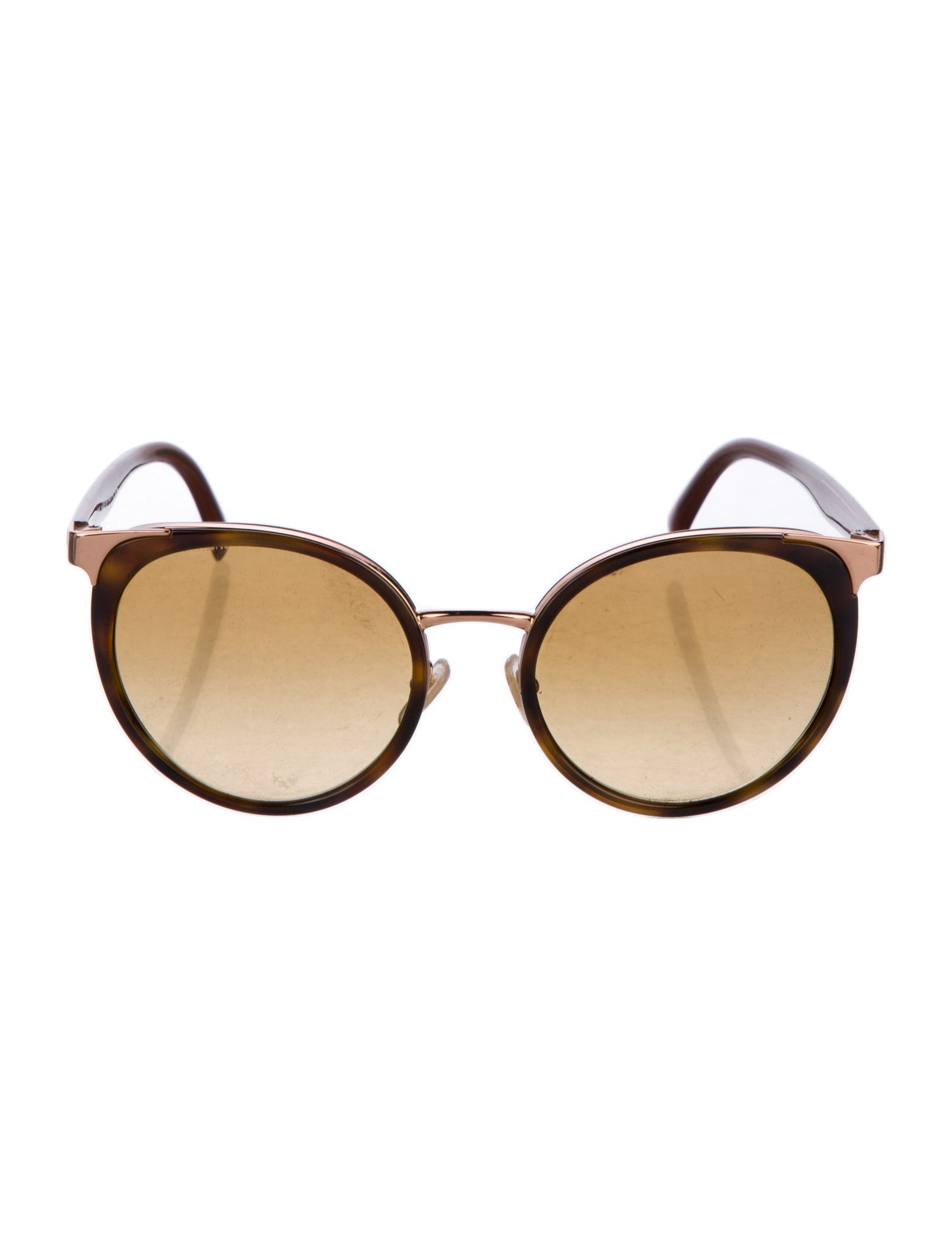 Versace Round Gradient Sunglasses