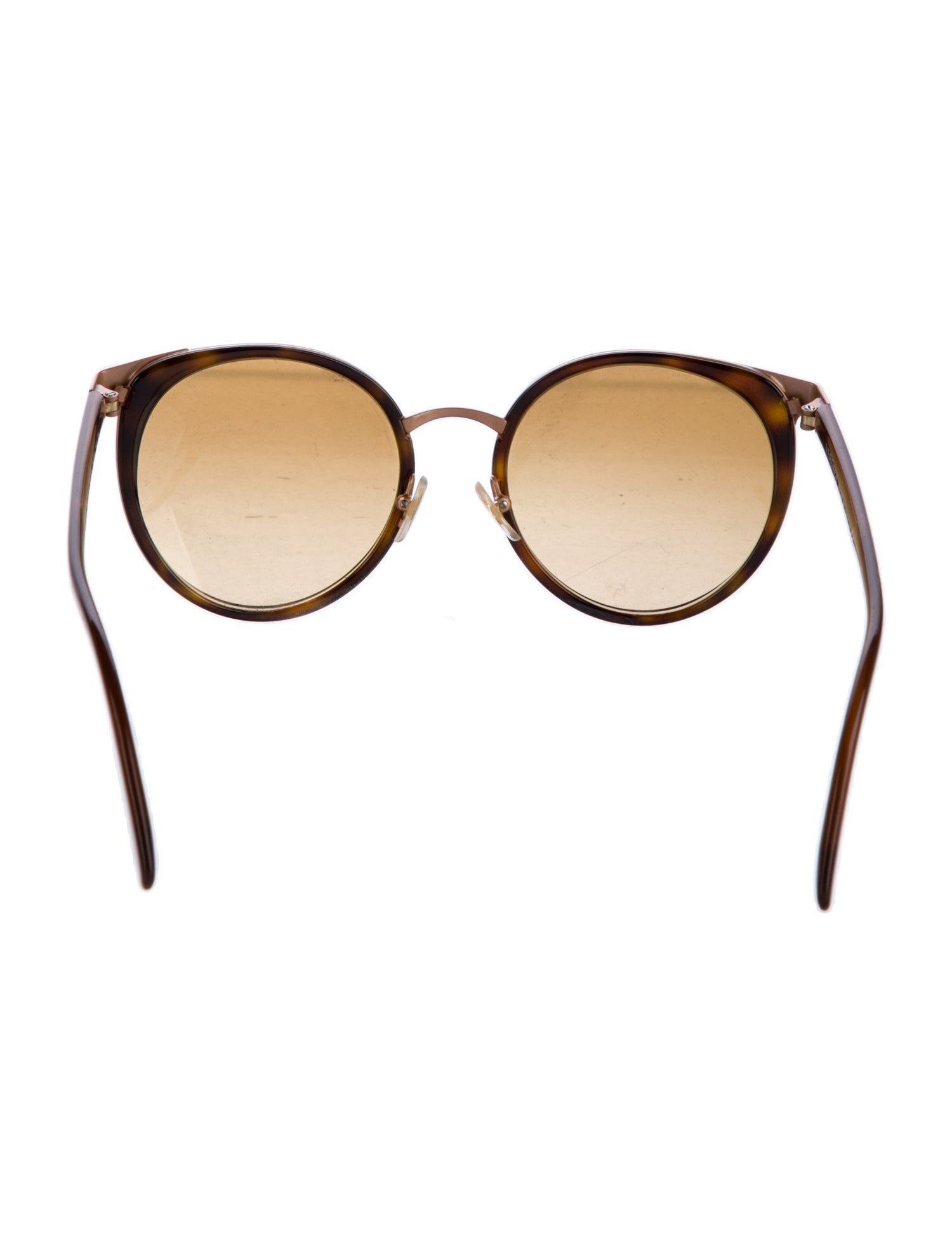 Versace Round Gradient Sunglasses