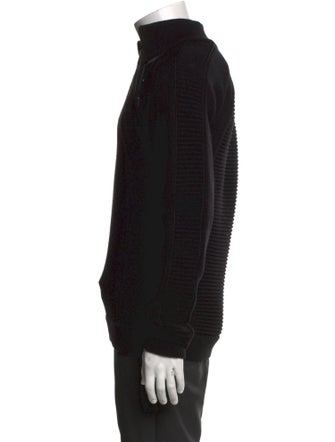 Versace Wool Mock Neck Pullover
