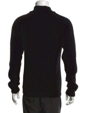 Versace Wool Mock Neck Pullover