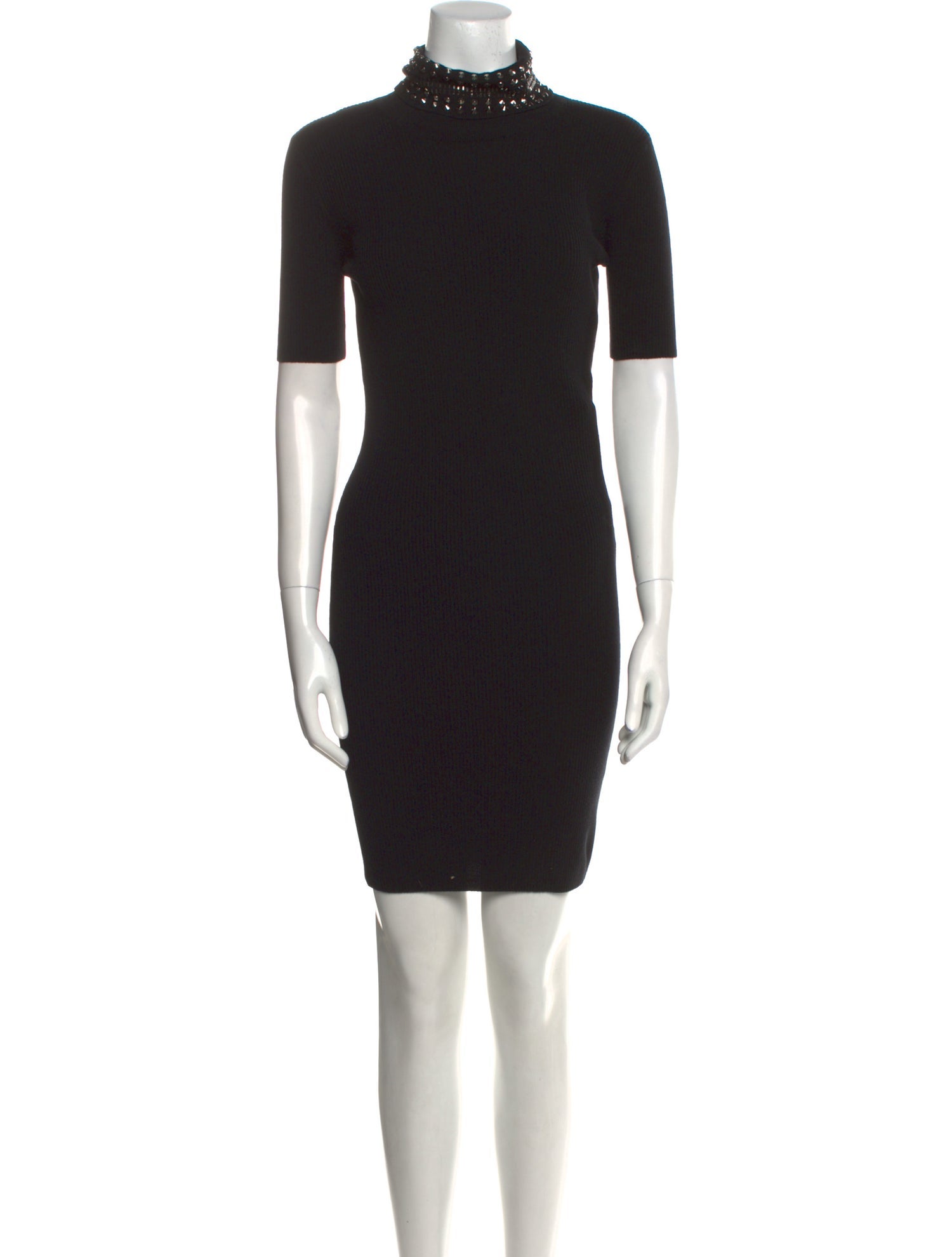 Versace Virgin Wool Mini Dress