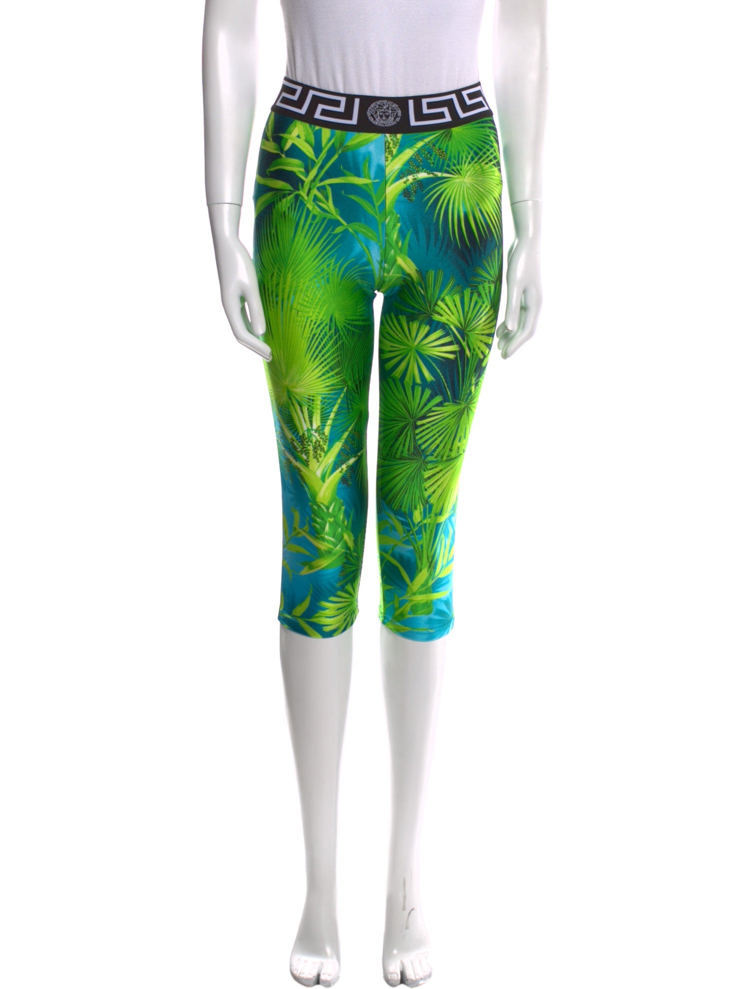 Versace Printed Skinny Leg Pants