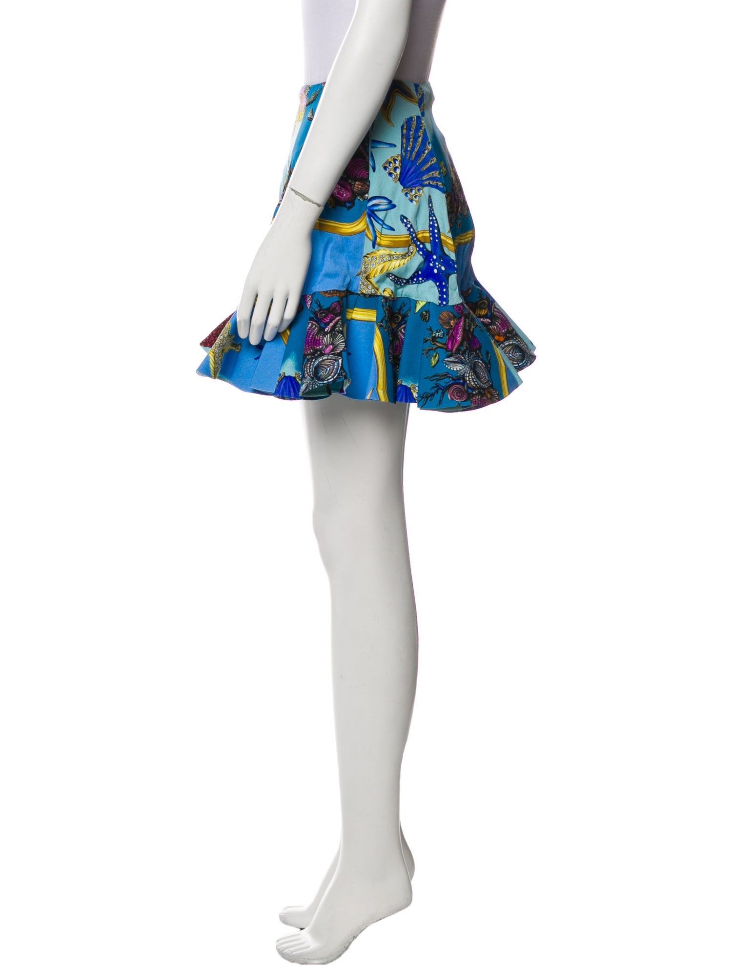 Versace Printed Mini Skirt