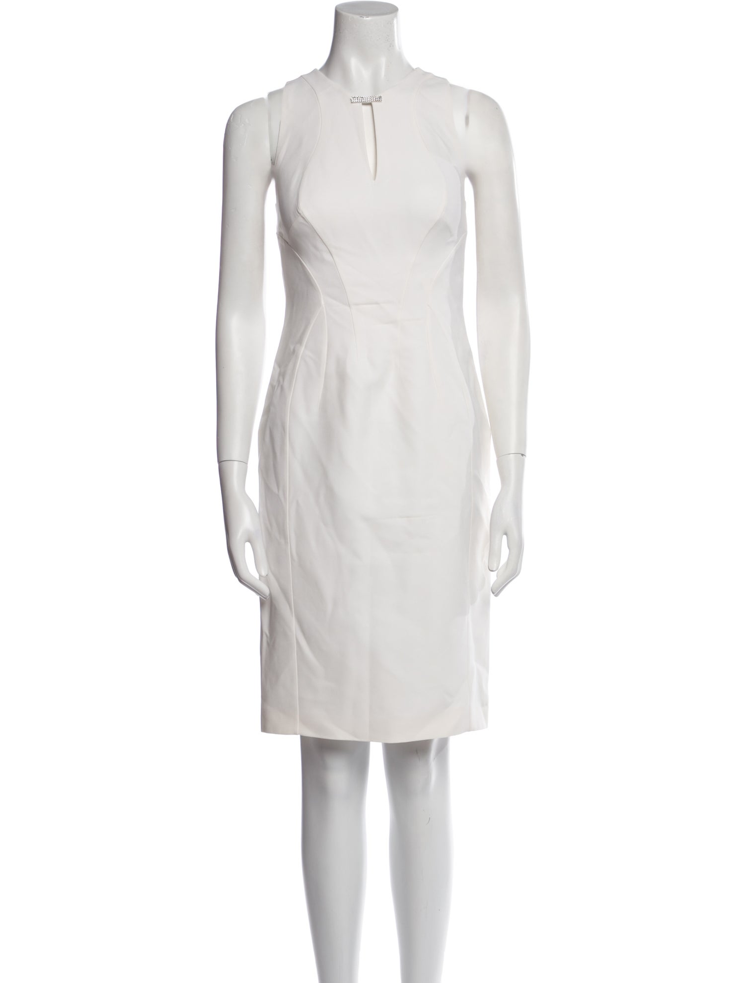 Versace Silk Knee-Length Dress