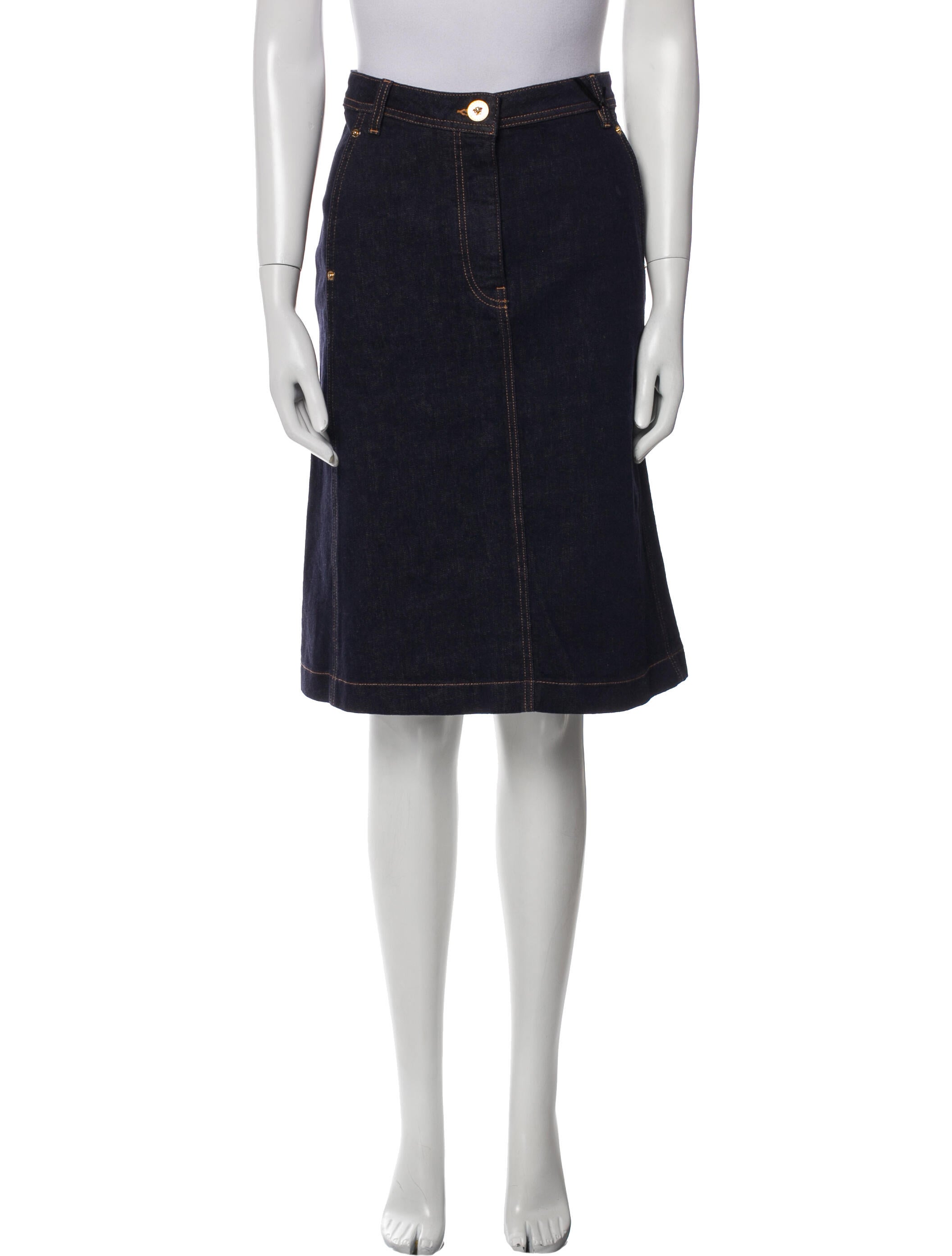 Versace Knee-Length Skirt w/ Tags