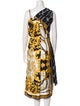 Versace Silk Midi Length Dress