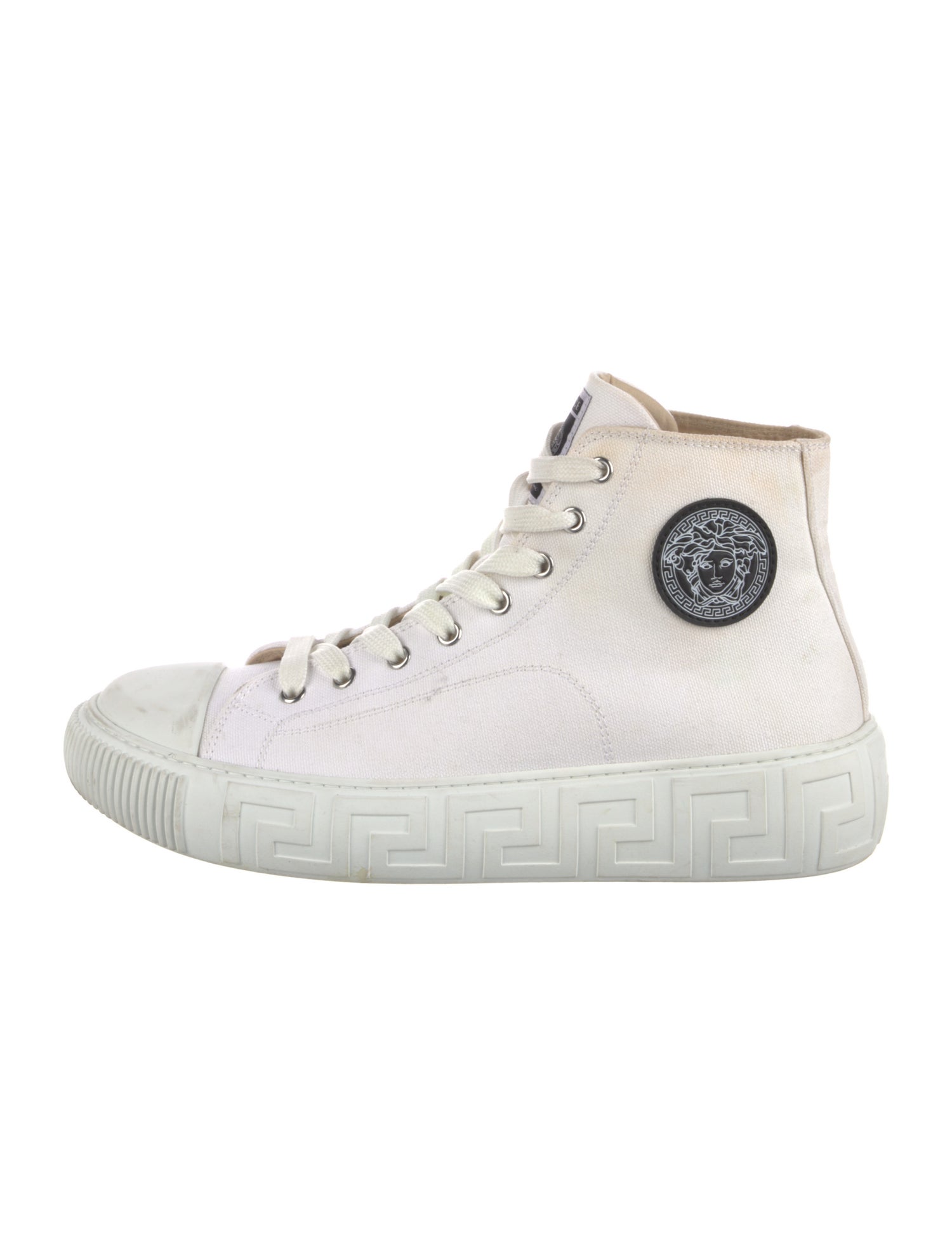 Versace Medusa Insignia Canvas Sneakers