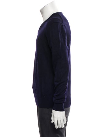 Versace Wool V-Neck Pullover