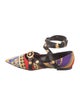 Versace Printed Slingback Flats