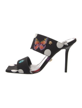 Versace x Dua Lipa Medusa Insignia Canvas Slides