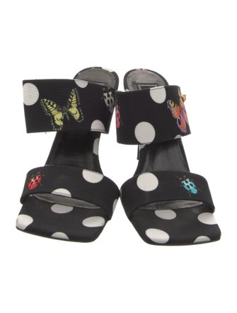 Versace x Dua Lipa Medusa Insignia Canvas Slides