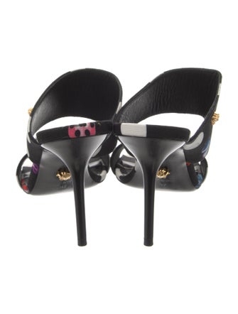 Versace x Dua Lipa Medusa Insignia Canvas Slides