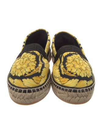 Versace Canvas Printed Espadrilles