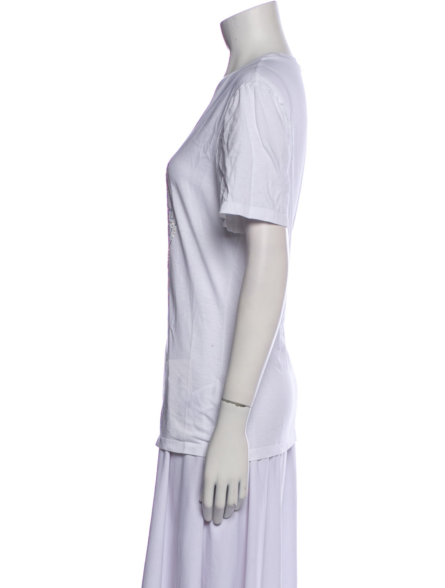 Versace Graphic Print Crew Neck T-Shirt