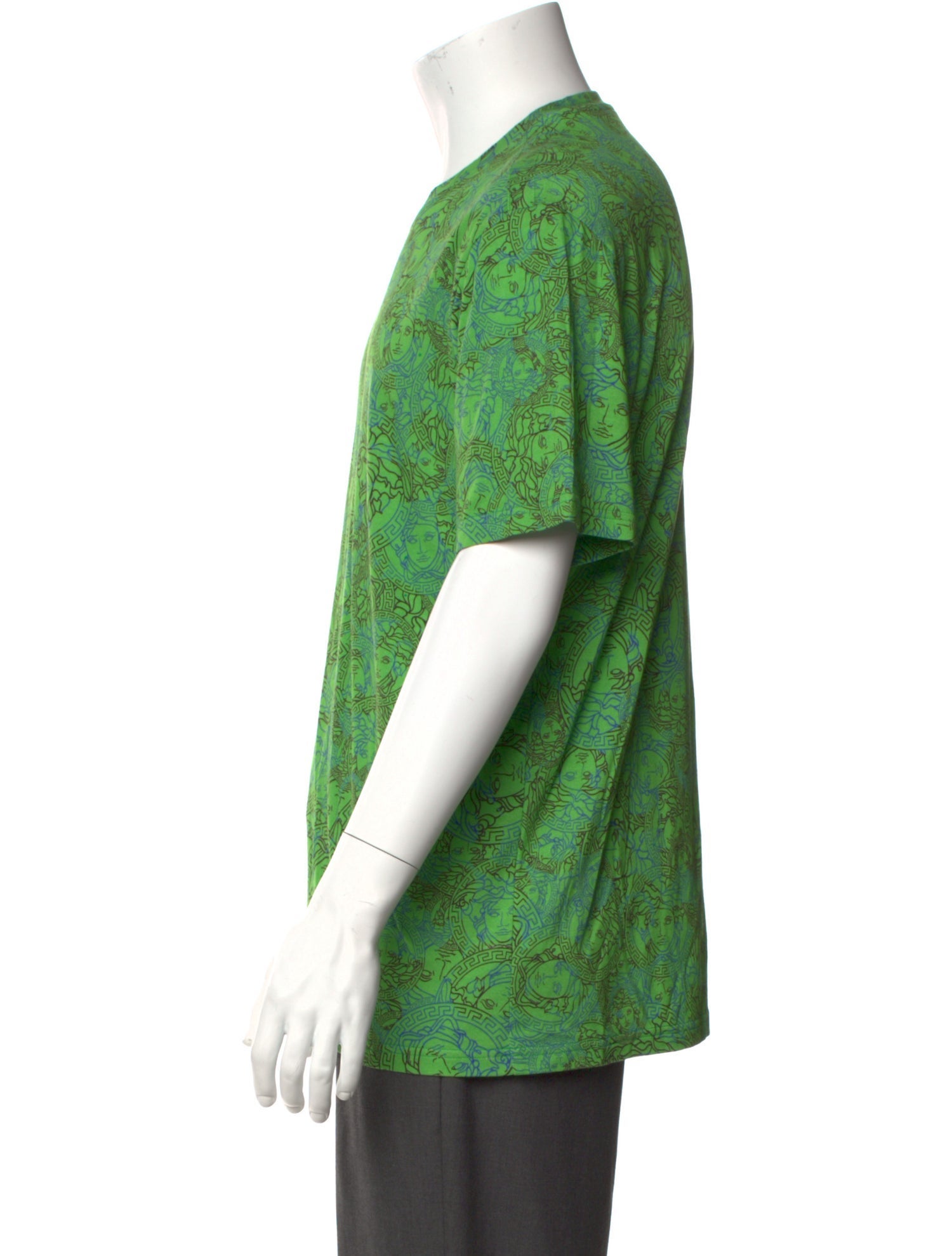 Versace Printed Crew Neck T-Shirt