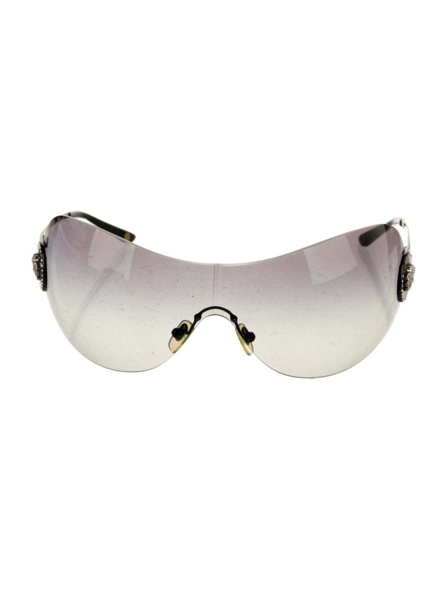 Versace Medusa Insignia Shield Sunglasses