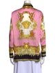 Versace 2022 Printed Button-Up Top