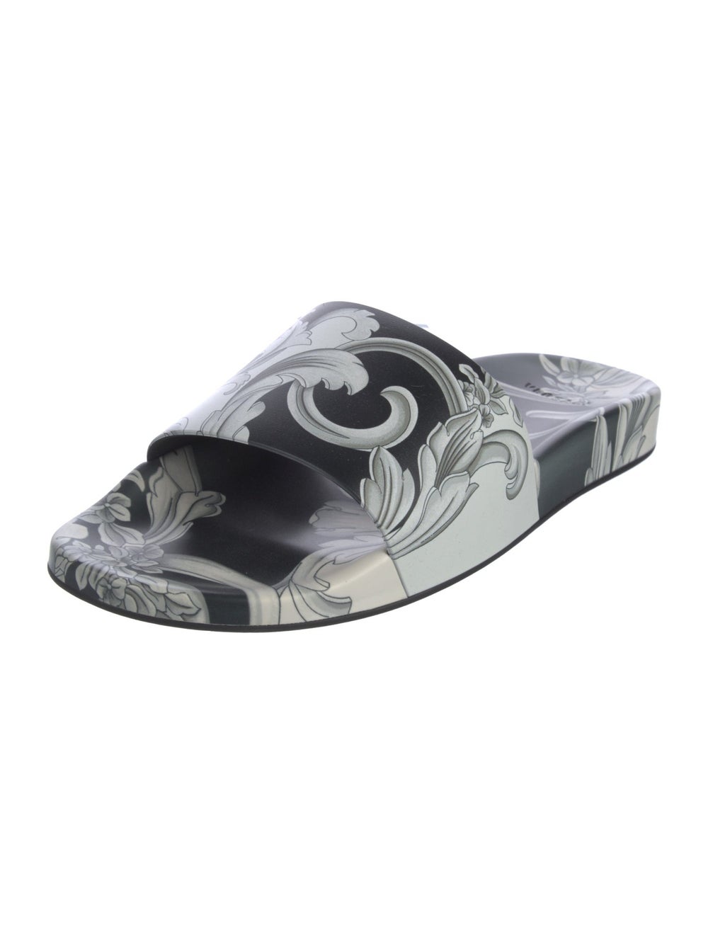 Versace Rubber Slides Floral Print - image 2