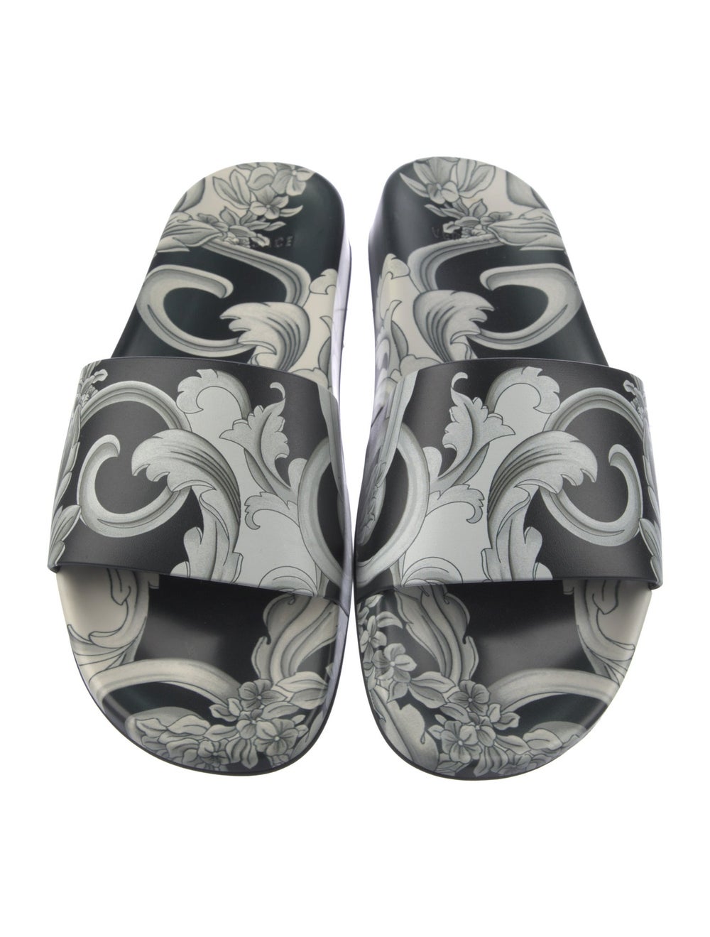 Versace Rubber Slides Floral Print - image 3