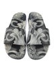 Versace Rubber Floral Print Slides