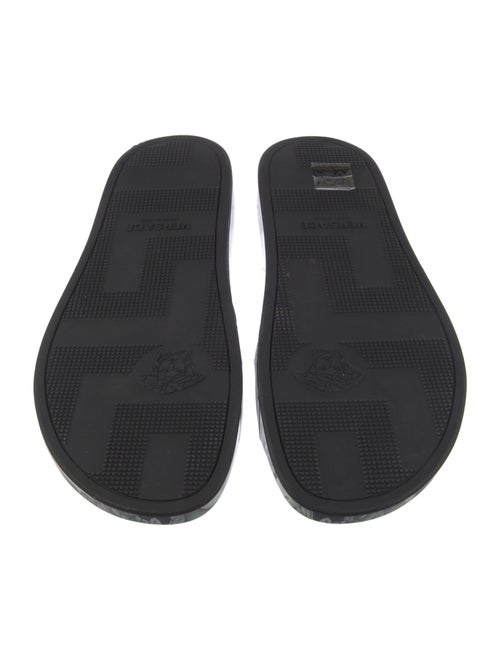 Versace Rubber Floral Print Slides